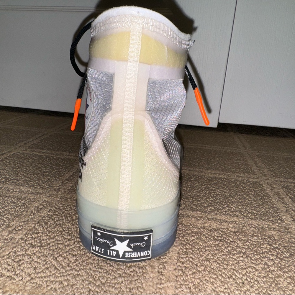 Off White Transparent Sneakers - image 4